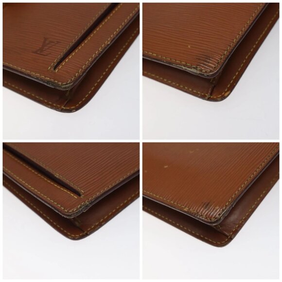 LOUIS VUITTON Epi Serie Dragonne Hand Bag Zipangu Gold - Picture 16 of 16